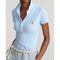 POLO RALPH LAUREN SLIM FIT STRETCH POLO SHIRT- SKY BLUE